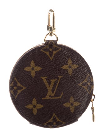 Louis Vuitton Monogram Xmas Animation Round Coin Purse