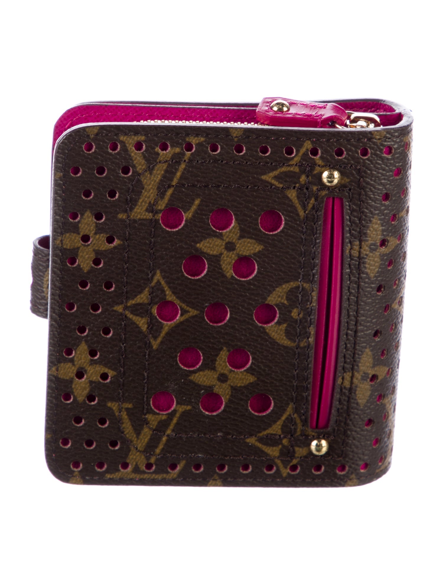 Louis Vuitton LV Monogram Coated Canvas Compact Zippé Wallet