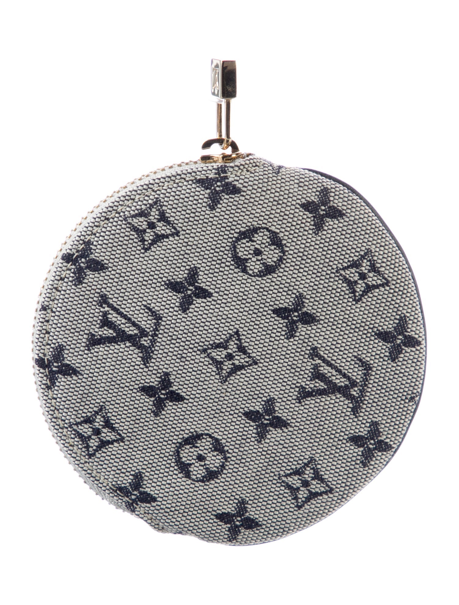 Louis Vuitton Monogram Mini Lin Round Coin Purse