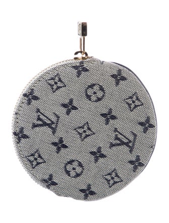 Louis Vuitton Monogram Mini Lin Round Coin Purse