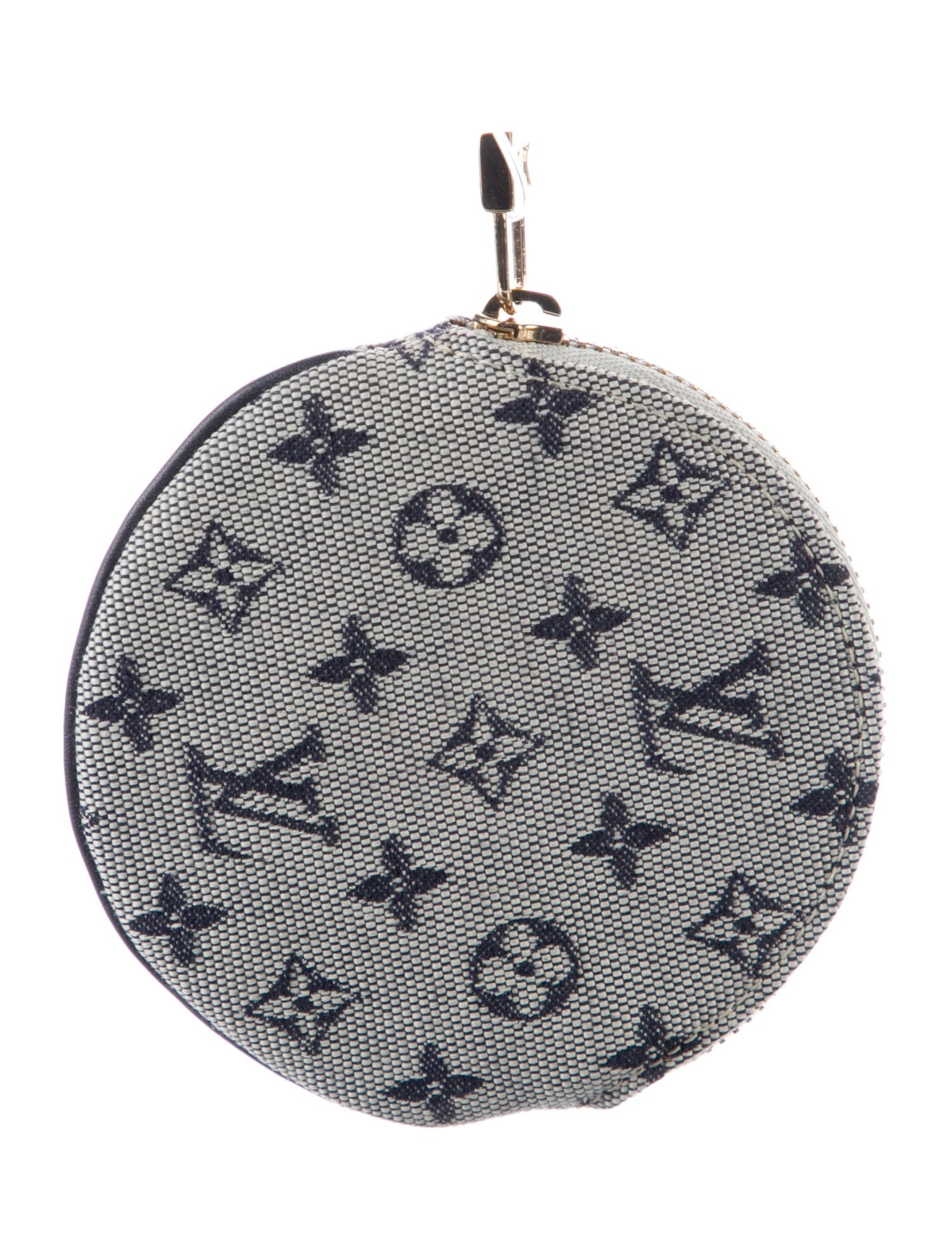 Louis Vuitton Monogram Mini Lin Round Coin Purse