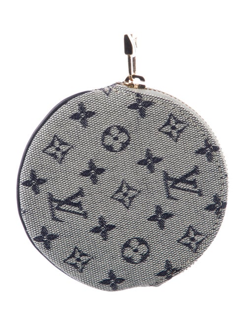 Louis Vuitton Monogram Mini Lin Round Coin Purse