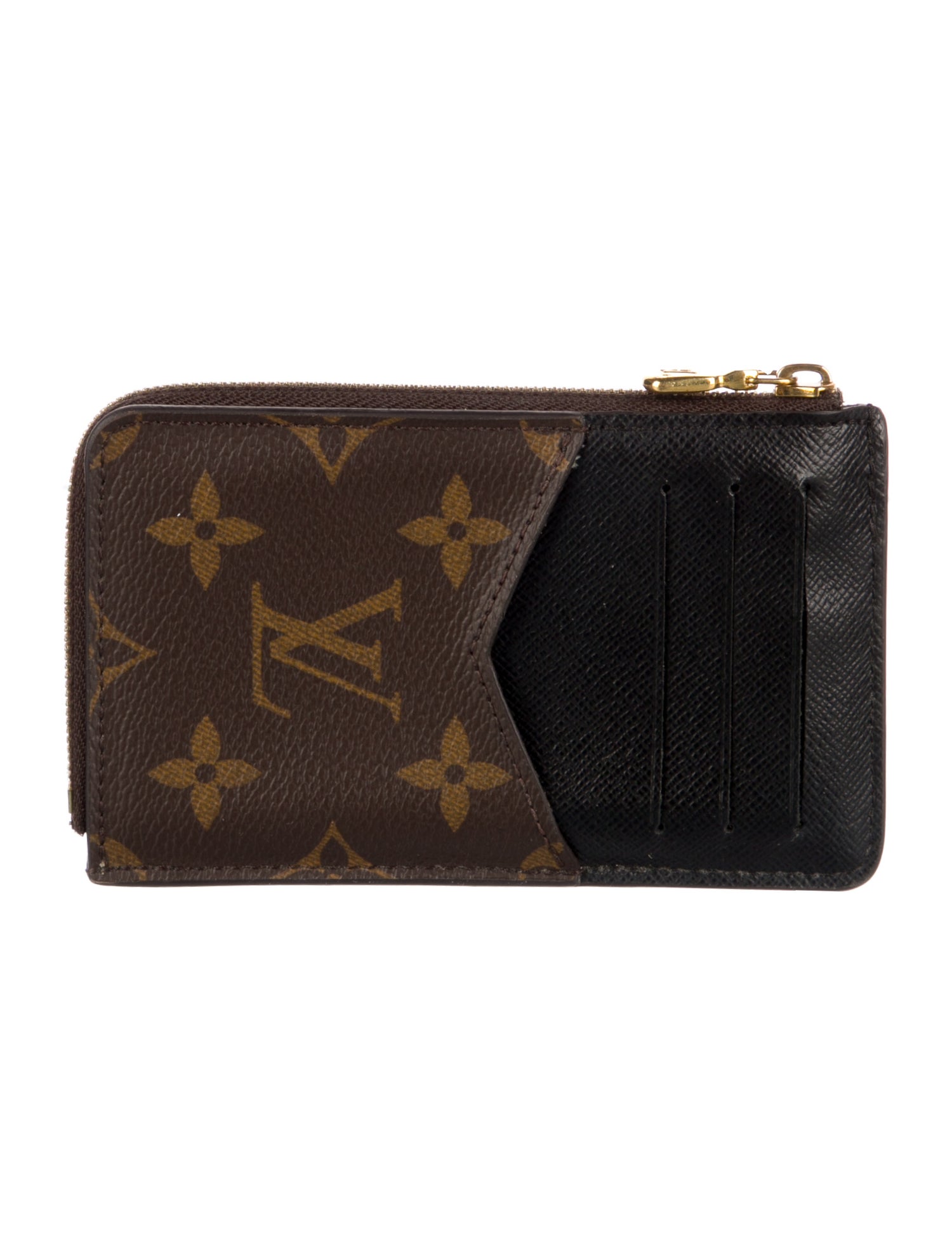 Louis Vuitton LV Monogram Coated Canvas Card Holder Recto Verso