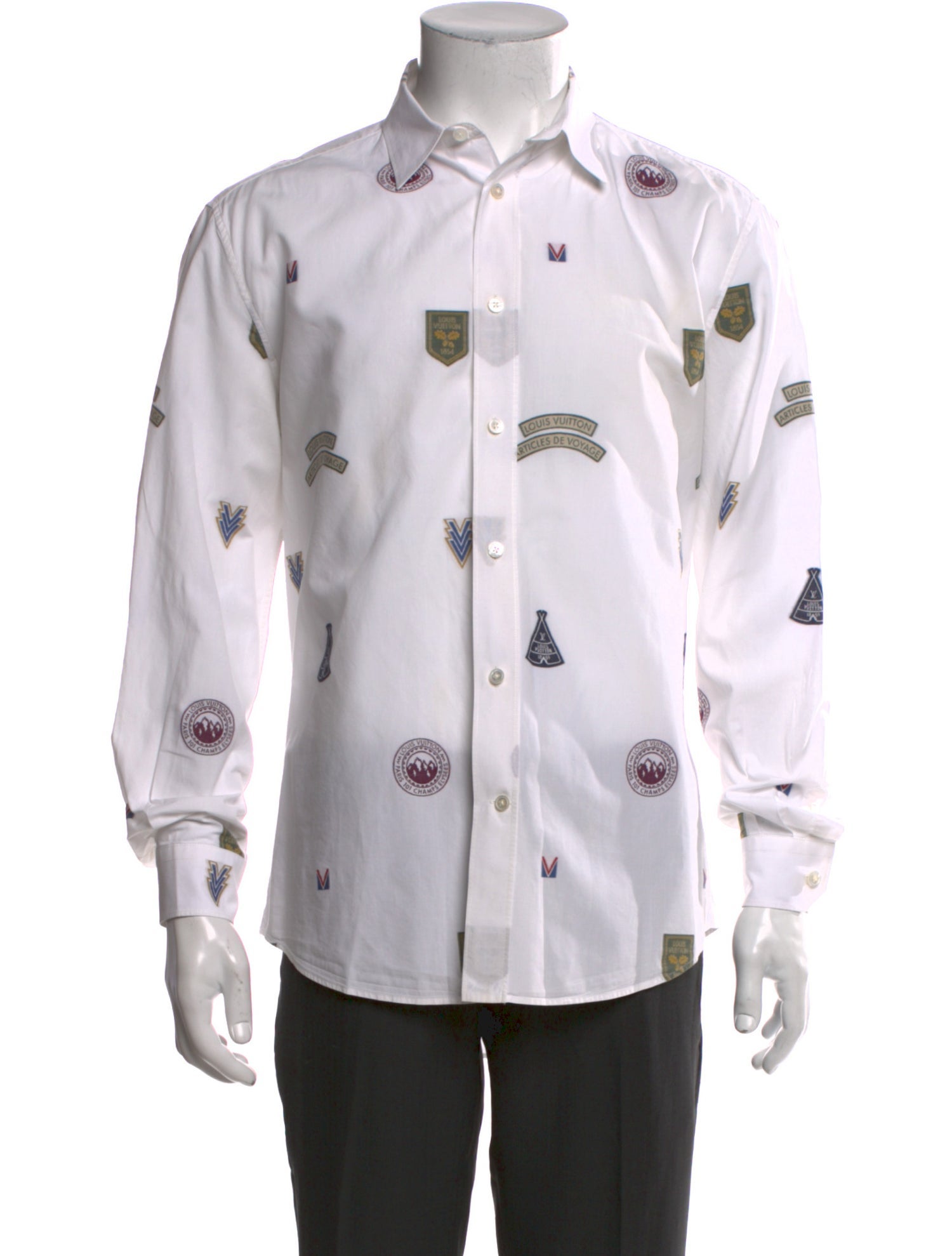 Louis Vuitton 2018 Signature Logo Shirt