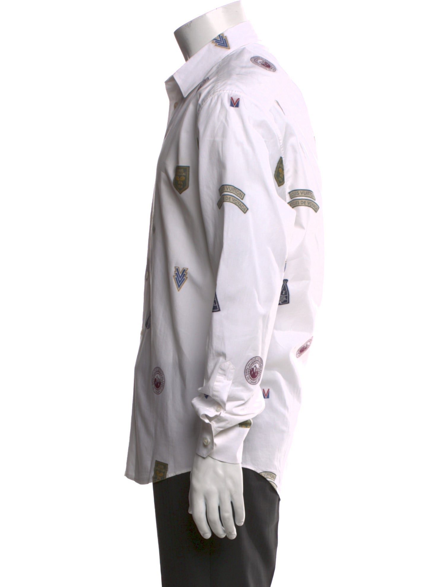 Louis Vuitton 2018 Signature Logo Shirt