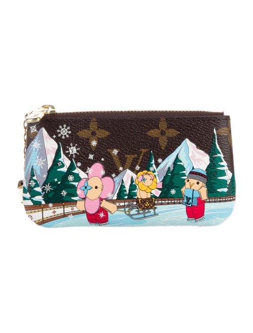 Louis Vuitton Monogram Christmas Animation Alpine Key Pouch