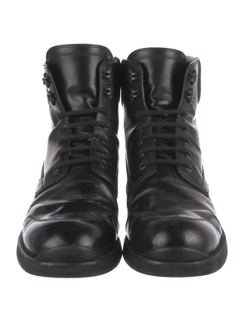Louis Vuitton 2014 Leather Lace-Up Boots