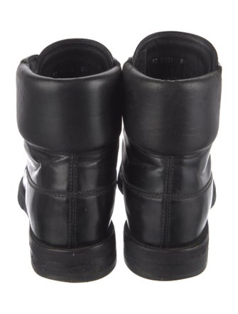 Louis Vuitton 2014 Leather Lace-Up Boots