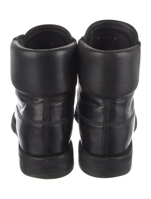 Louis Vuitton 2014 Leather Lace-Up Boots