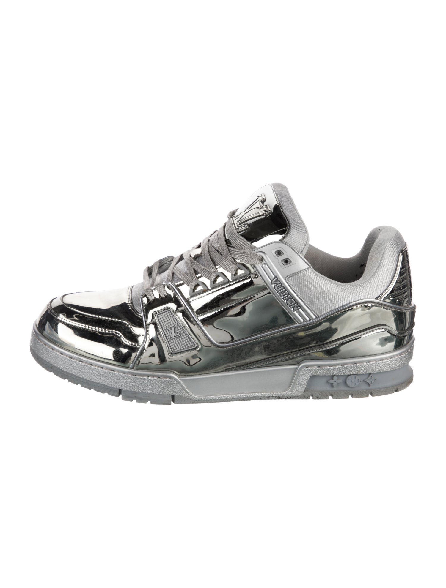 Louis Vuitton LV Monogram Patent Leather Sneakers