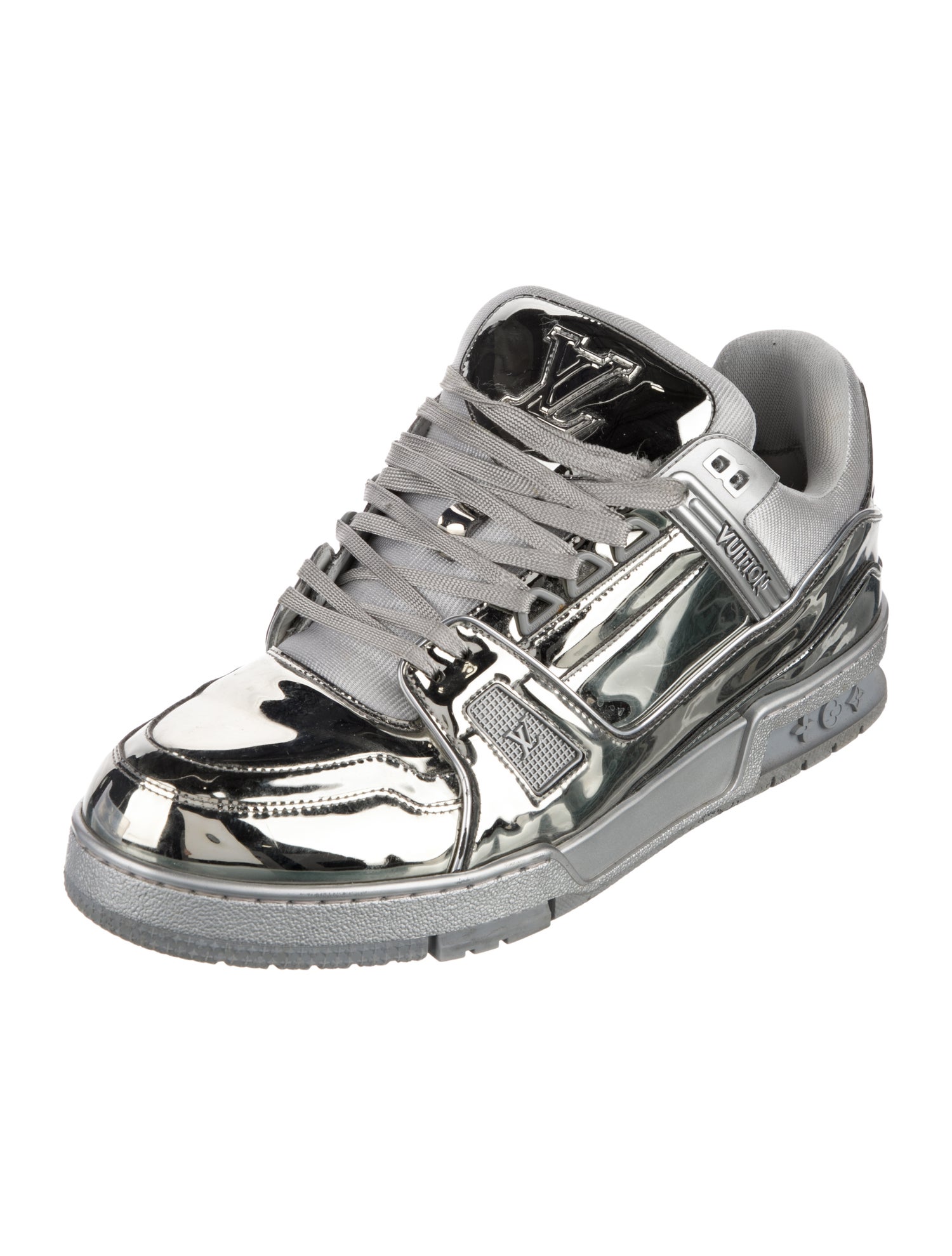 Louis Vuitton LV Monogram Patent Leather Sneakers