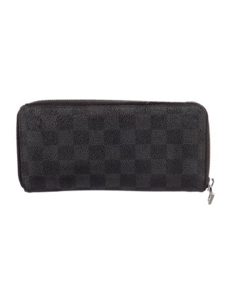 Louis Vuitton Damier Graphite Pattern Coated Canvas Zippy Wallet