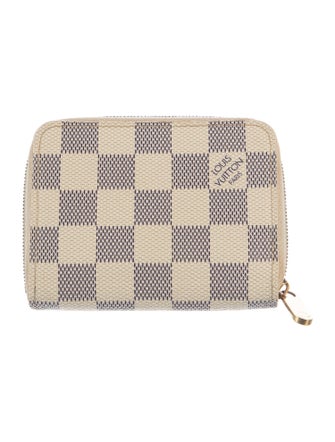 Louis Vuitton Damier Azur Pattern Zippy Coin Purse