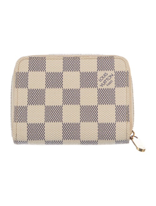 Louis Vuitton Damier Azur Pattern Zippy Coin Purse