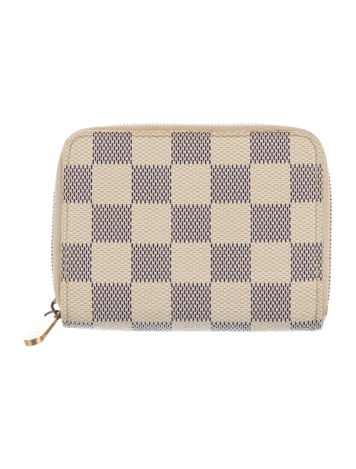 Louis Vuitton Damier Azur Pattern Zippy Coin Purse