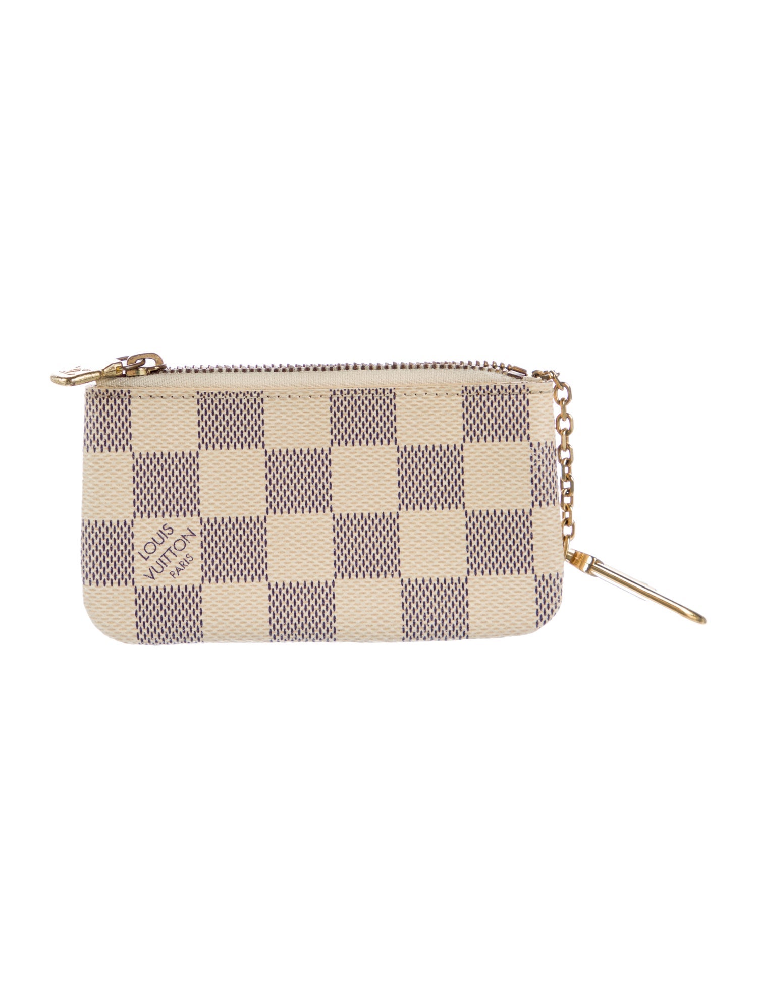 Louis Vuitton Damier Azur Pattern Coated Canvas Zippy Coin Purse