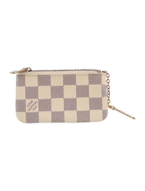Louis Vuitton Damier Azur Pattern Coated Canvas Zippy Coin Purse