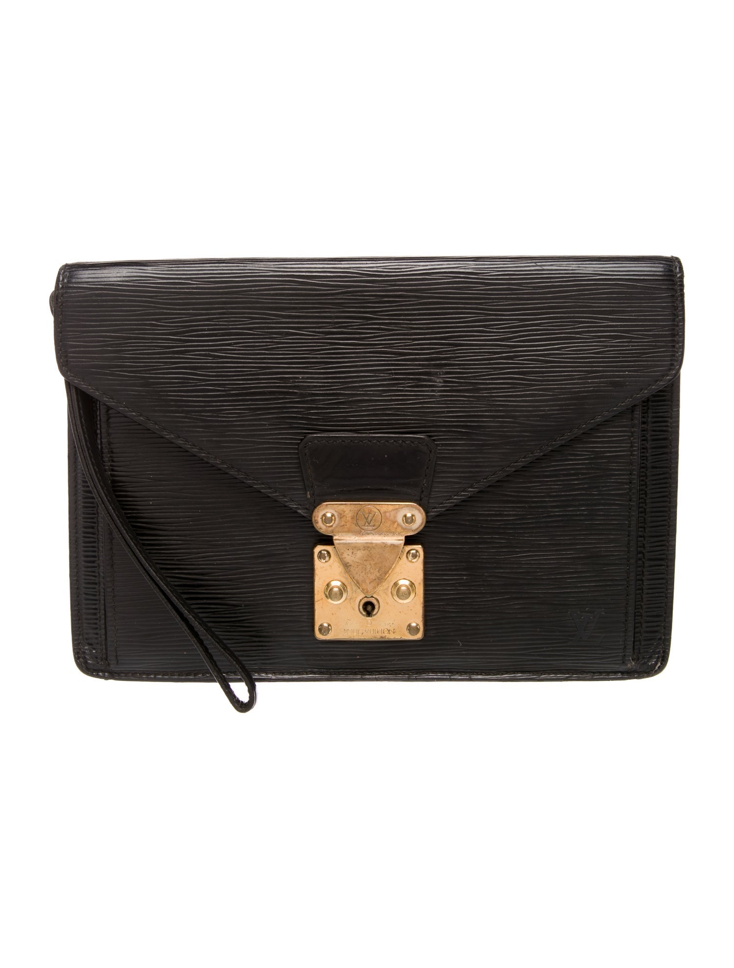 Louis Vuitton LV Monogram Pochette Sellier Dragonne