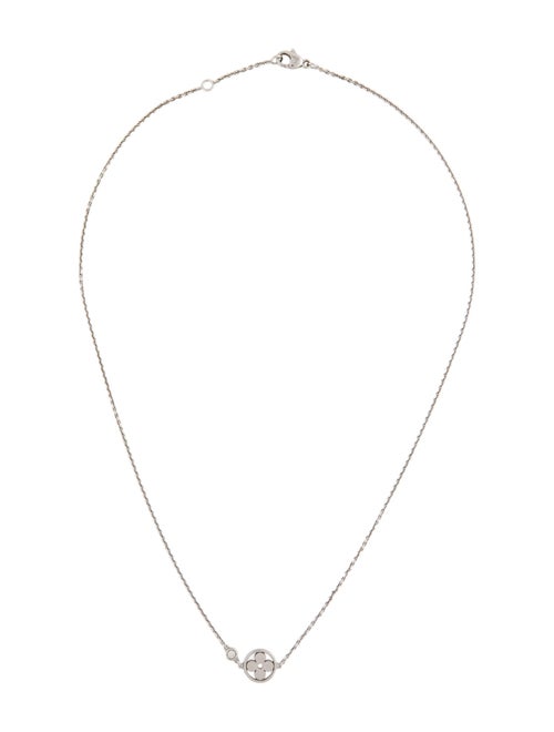 Louis Vuitton 18K Diamond Idylle Blossom Pendant Necklace