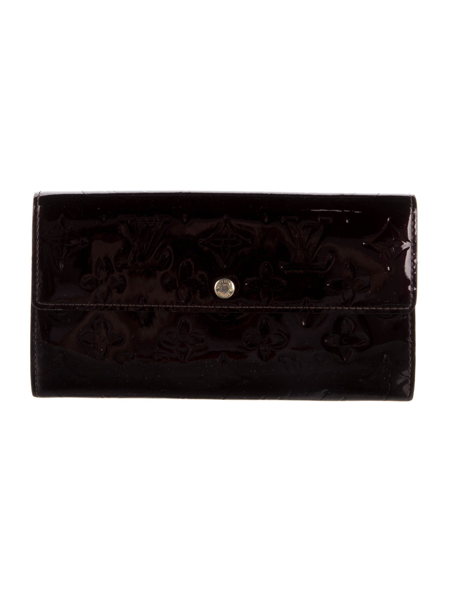 Louis Vuitton 2007 Vernis Patent Leather Sarah Wallet