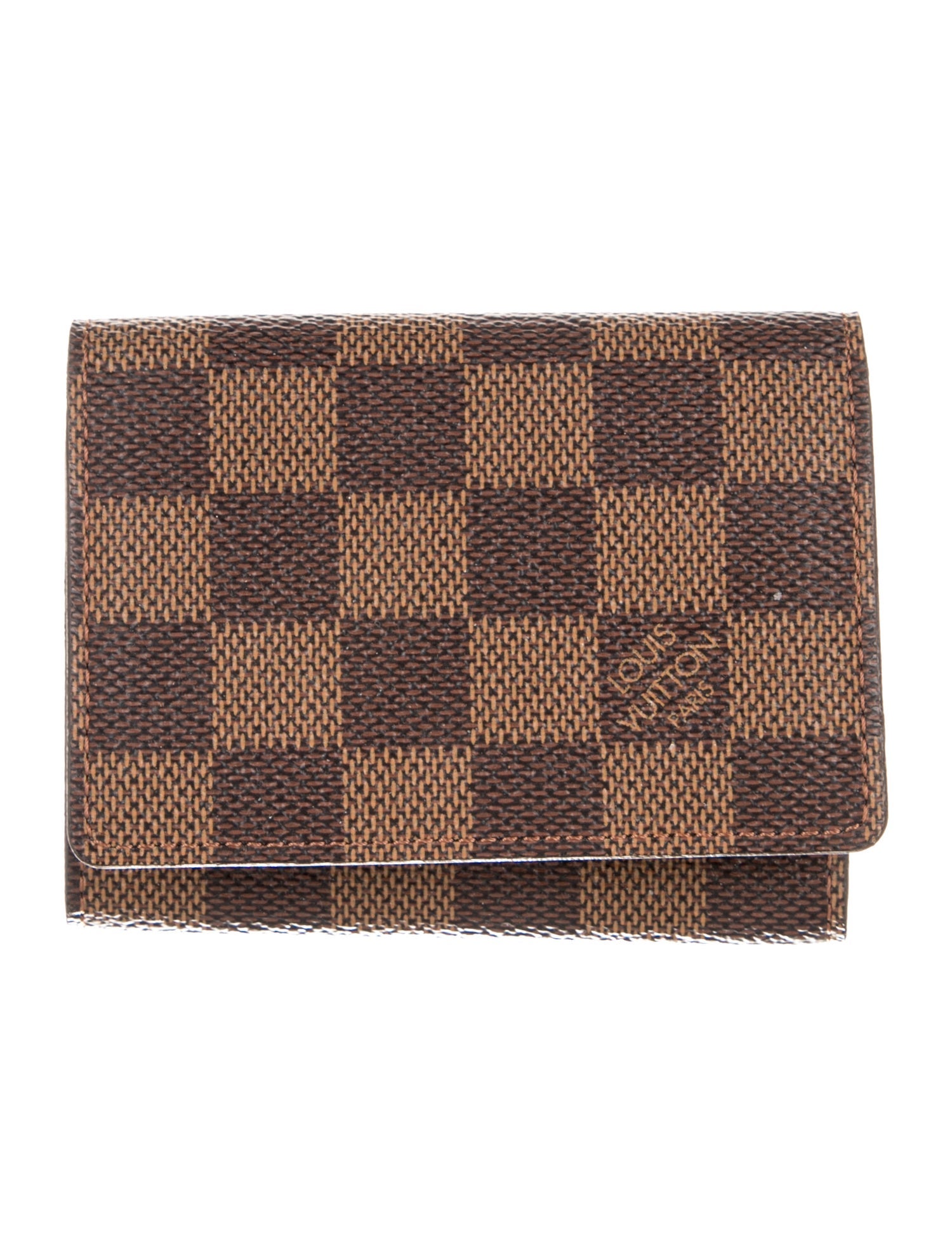 Louis Vuitton 2011 Damier Ebene Pattern Card Case