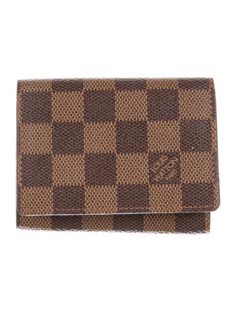 Louis Vuitton 2011 Damier Ebene Pattern Card Case