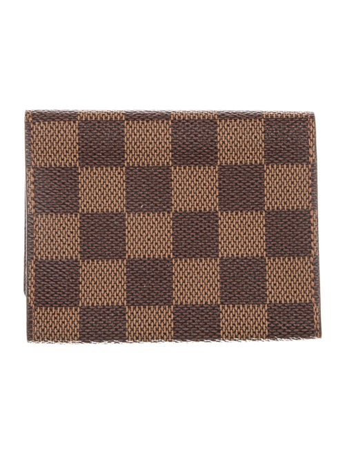 Louis Vuitton 2011 Damier Ebene Pattern Card Case