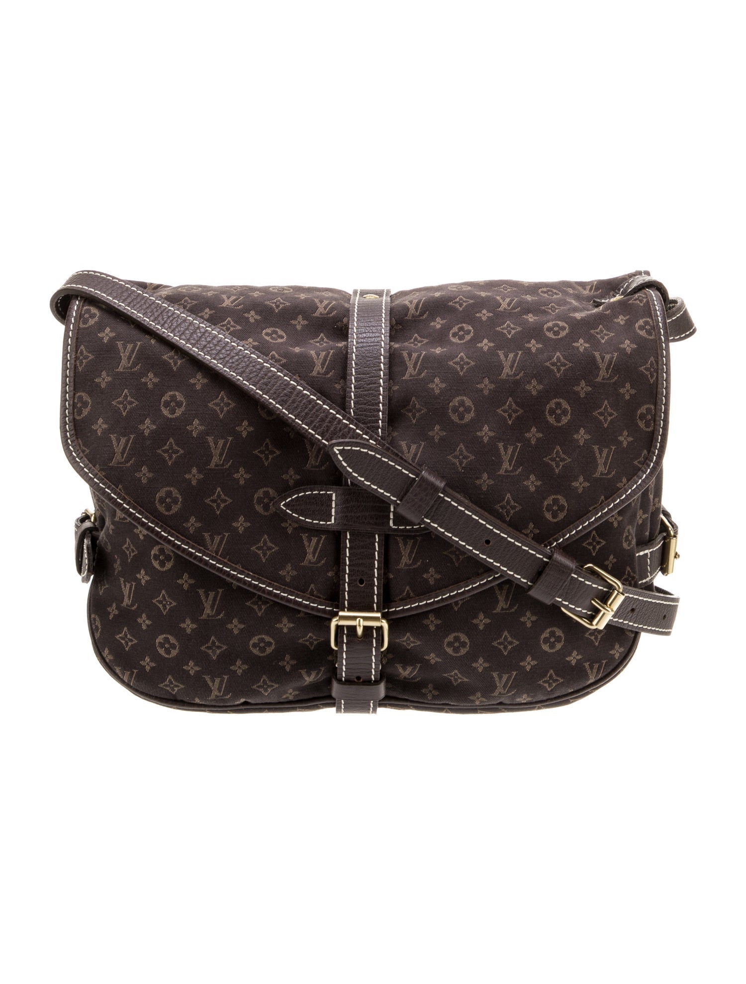 Louis Vuitton Monogram Mini Lin Saumur 30
