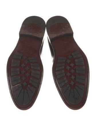 Louis Vuitton Leather Lasercut Accents Combat Boots