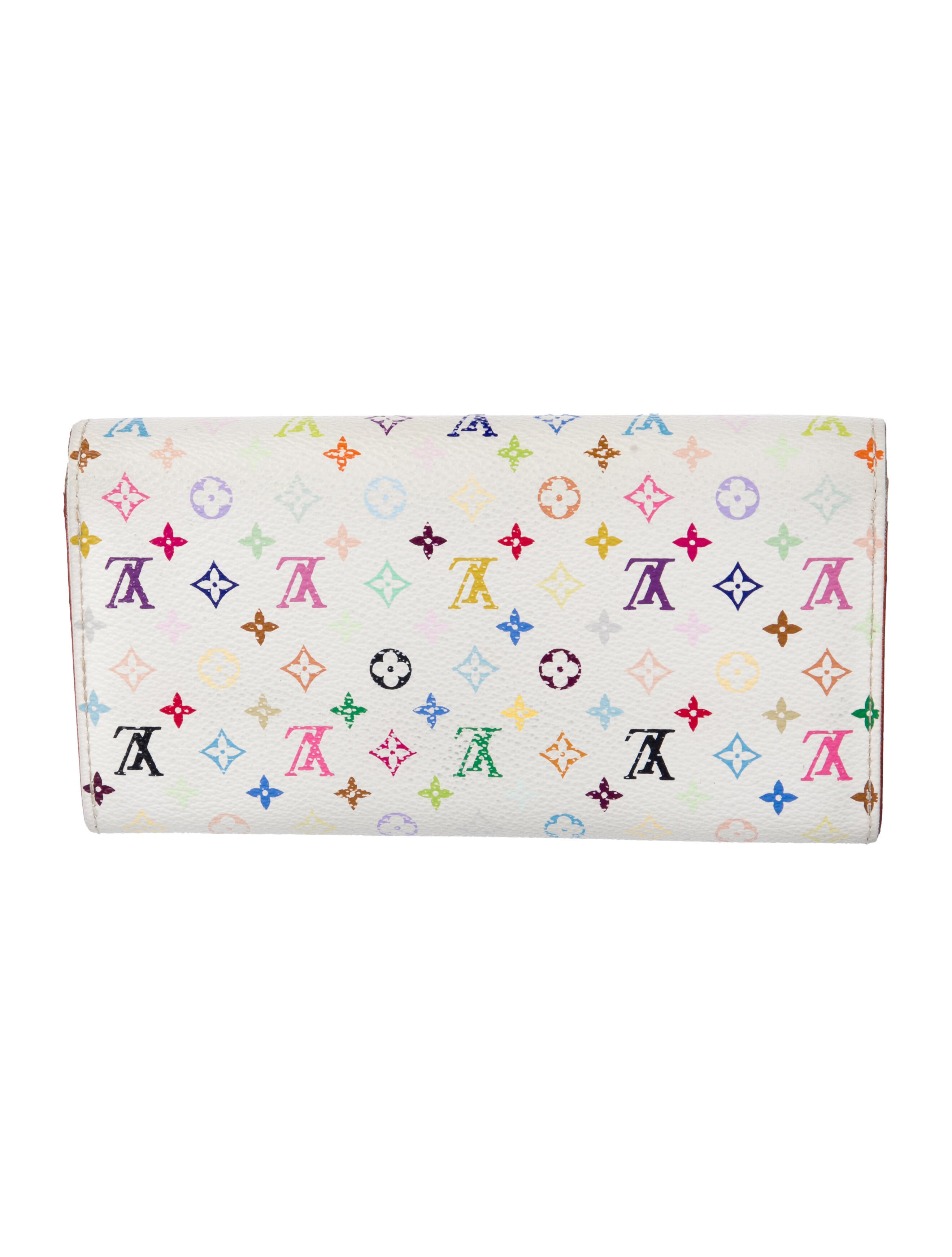 Louis Vuitton Multicolore Monogram Pattern Coated Canvas Sarah Wallet