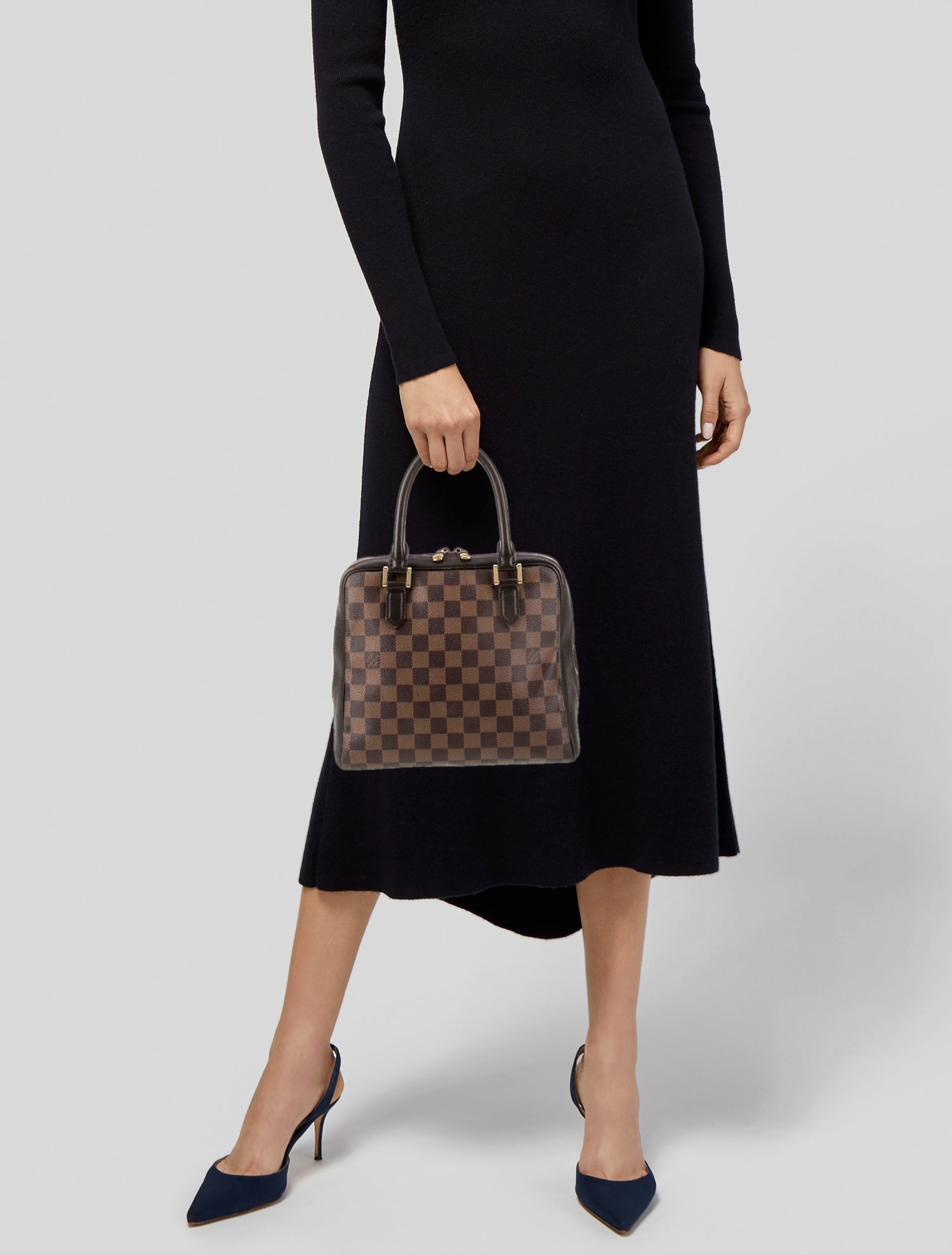 Louis Vuitton Damier Ebene Top Handle Bag