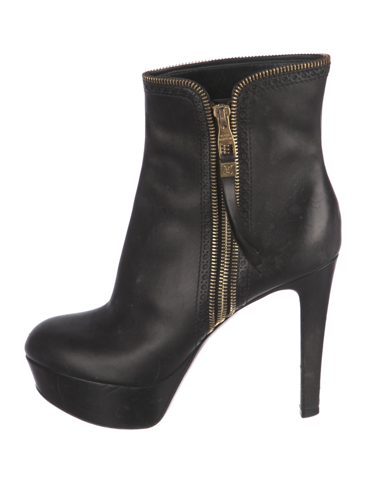 Louis Vuitton Leather Boots