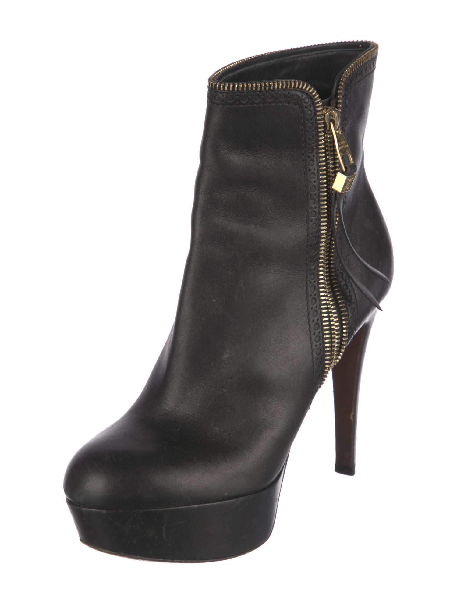 Louis Vuitton Leather Boots