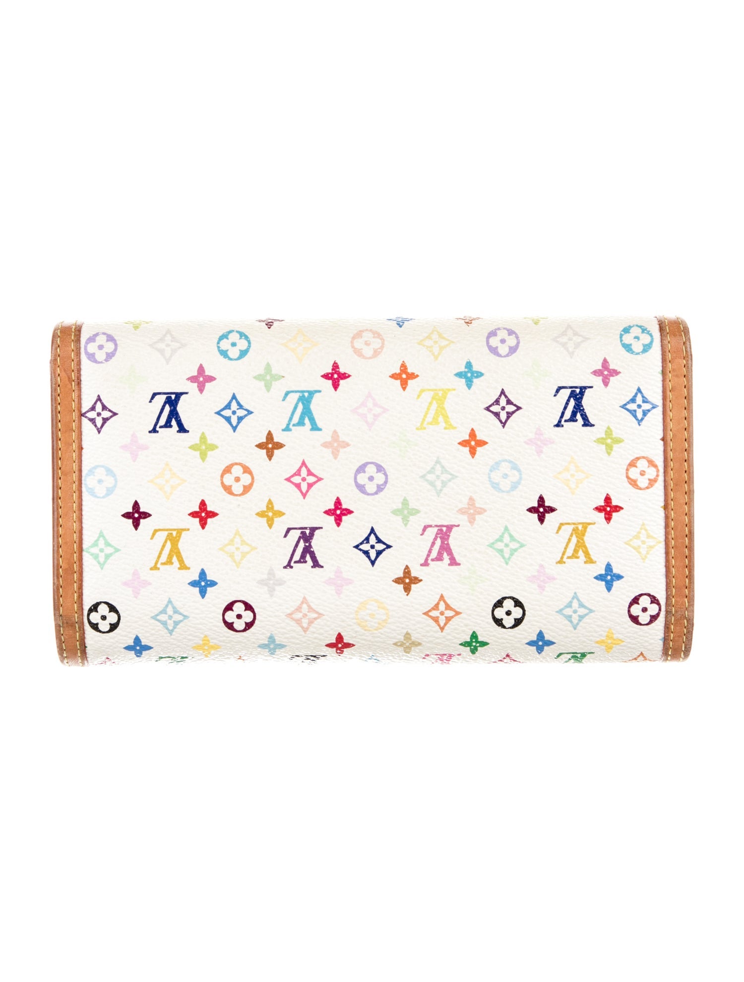 Louis Vuitton 2003 Multicolore Monogram Pattern International Wallet