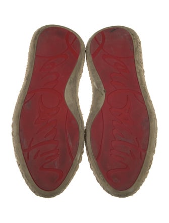 Louis Vuitton Canvas Whipstitch Trim Espadrille Sneakers