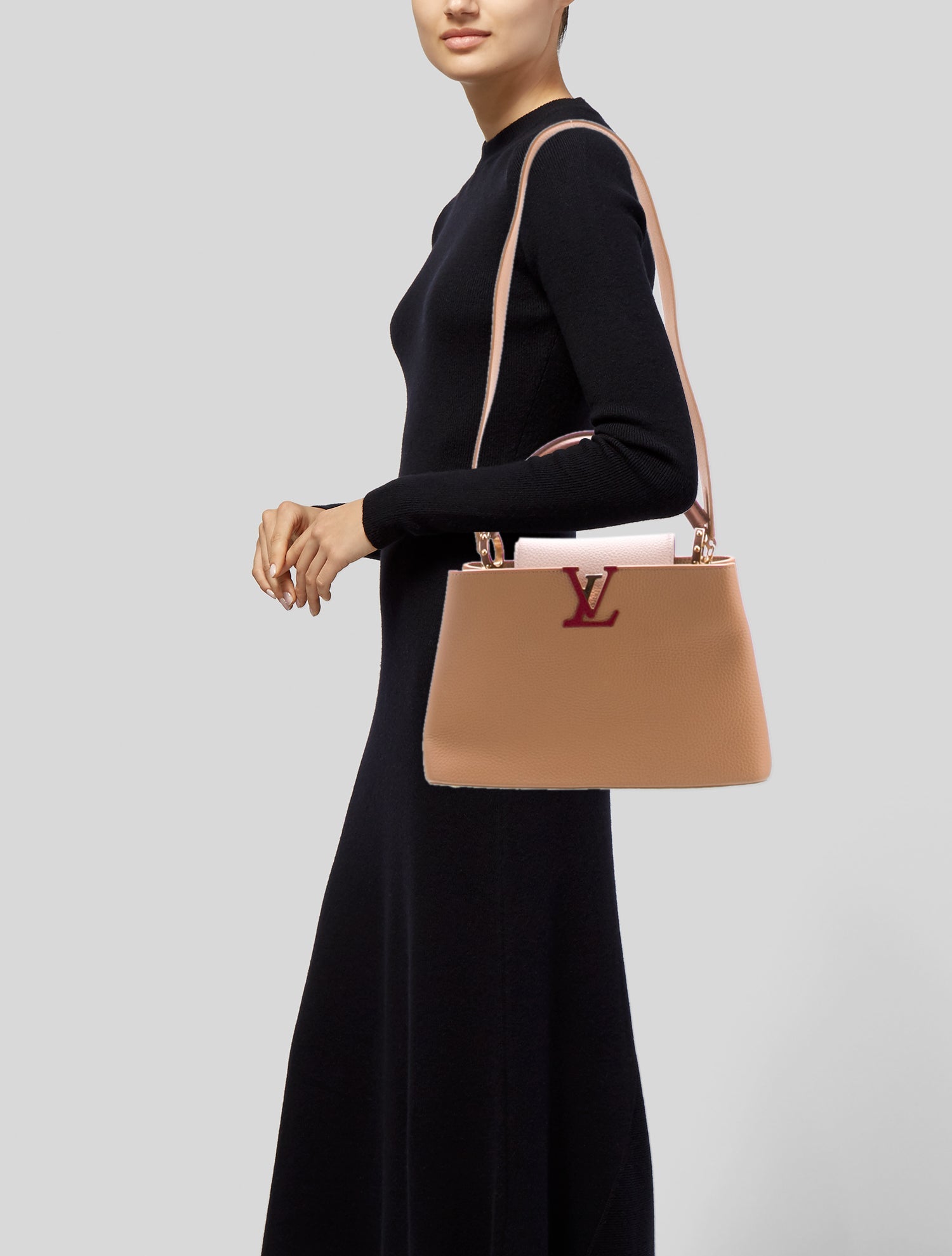 Louis Vuitton Taurillon Leather Capucines MM