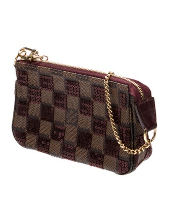 Louis Vuitton Damier Ebene Paillettes Mini Pochette Accessoires