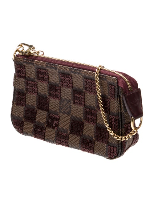 Louis Vuitton Damier Ebene Paillettes Mini Pochette Accessoires