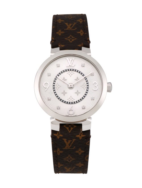 Louis Vuitton Tambour Slim Monogram Watch