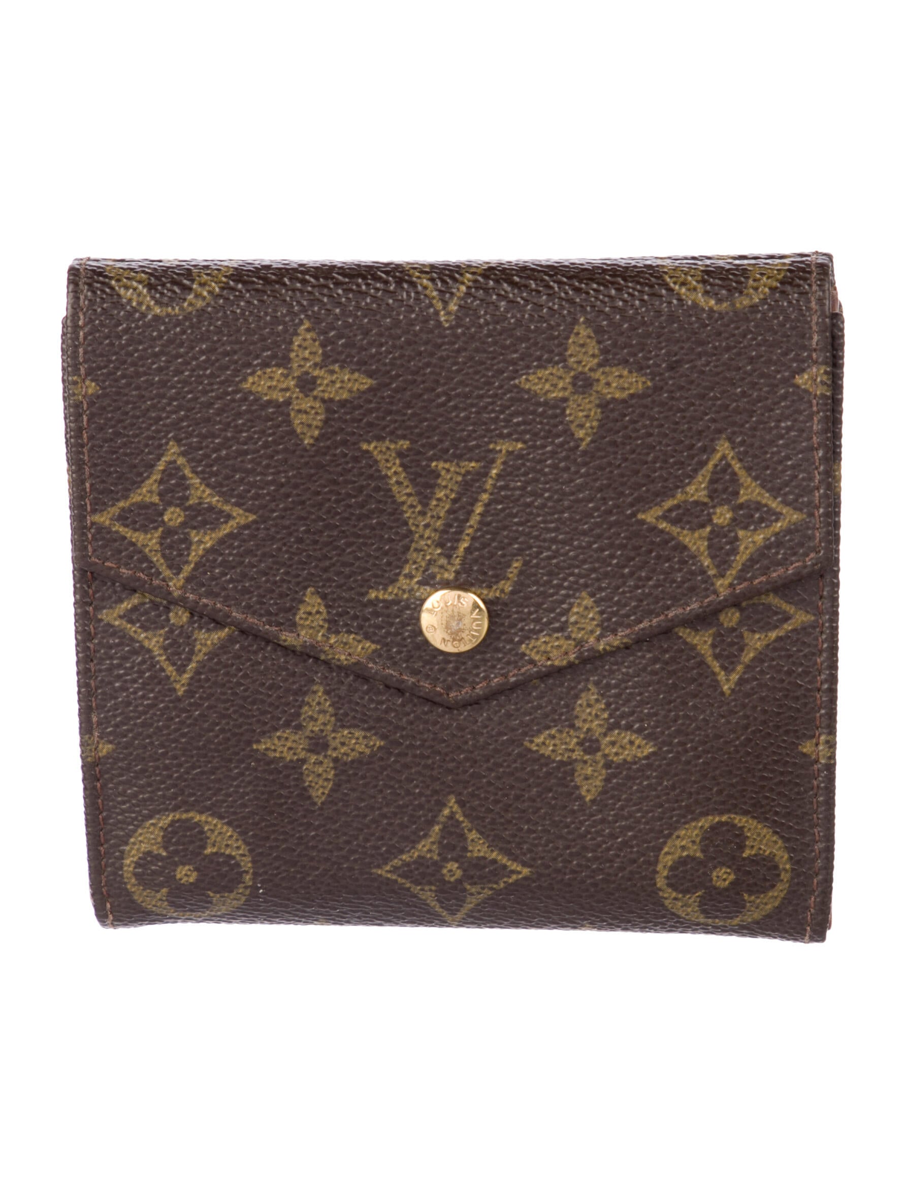 Louis Vuitton Monogram Pattern Coated Canvas Elise Wallet