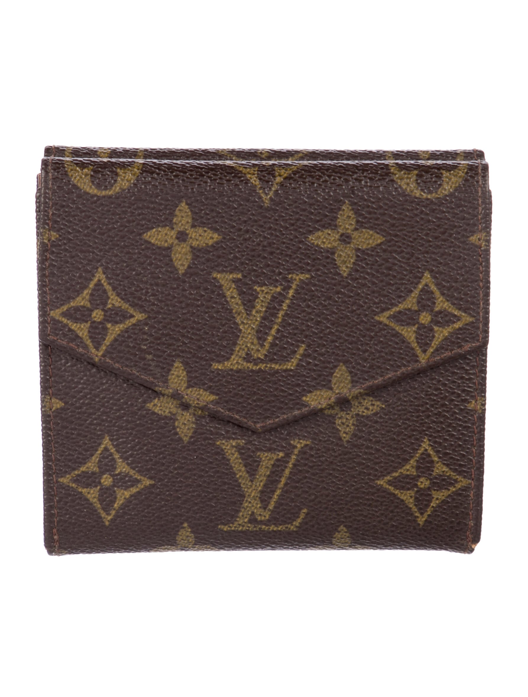 Louis Vuitton Monogram Pattern Coated Canvas Elise Wallet