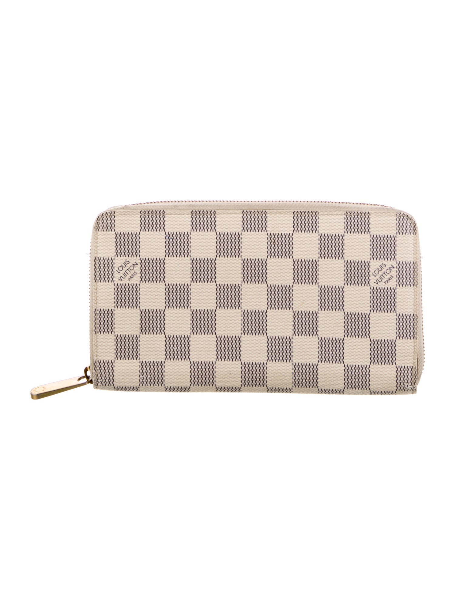 Louis Vuitton 2012 Damier Azur Pattern Zippy Organizer Wallet