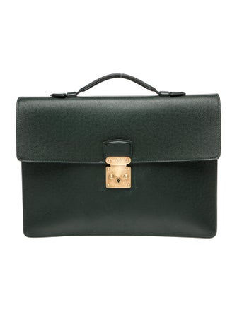 Louis Vuitton Taiga Leather Briefcase