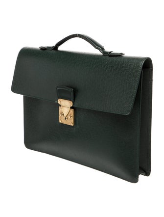 Louis Vuitton Taiga Leather Briefcase