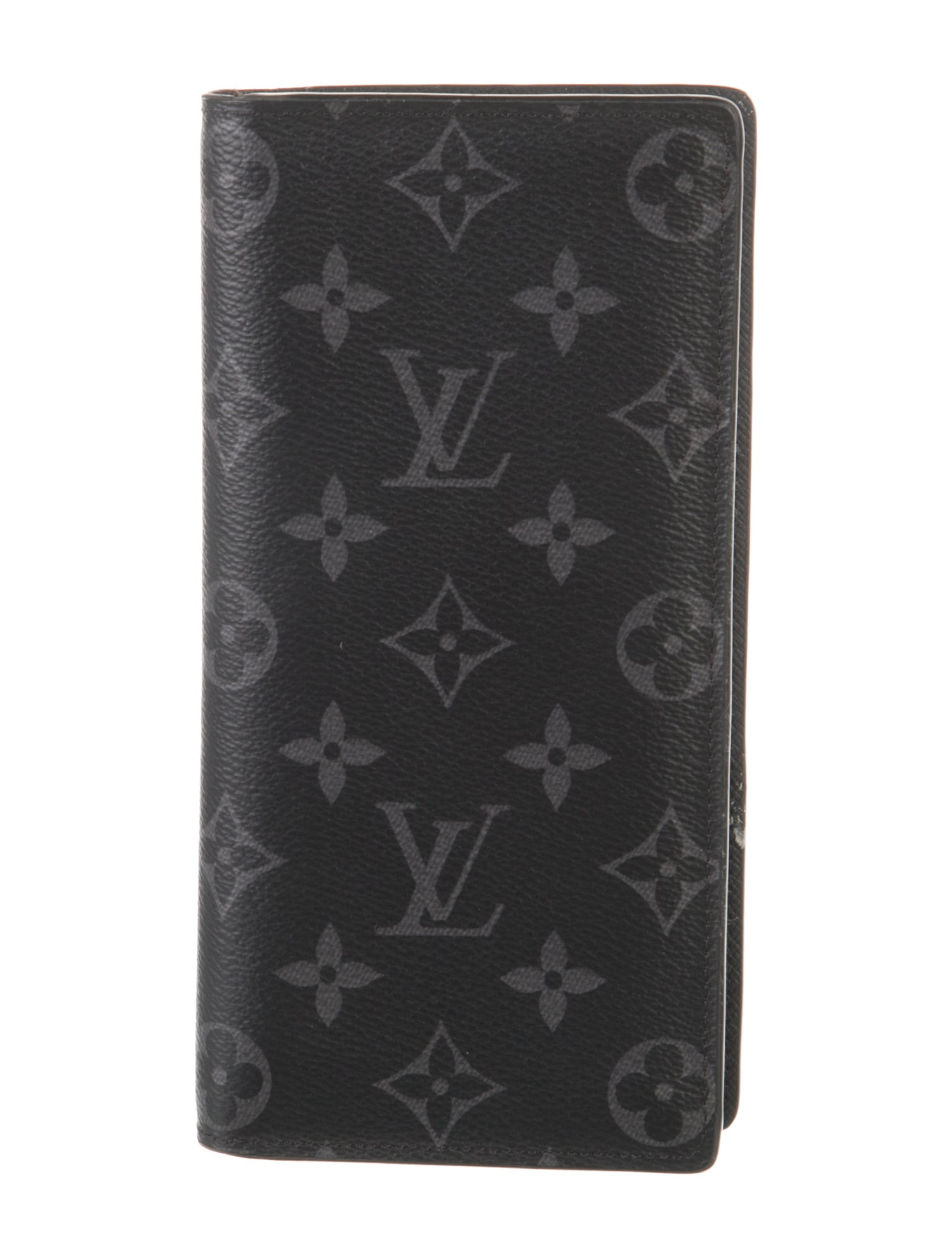 Louis Vuitton Monogram Eclipse Coated Canvas Brazza Wallet