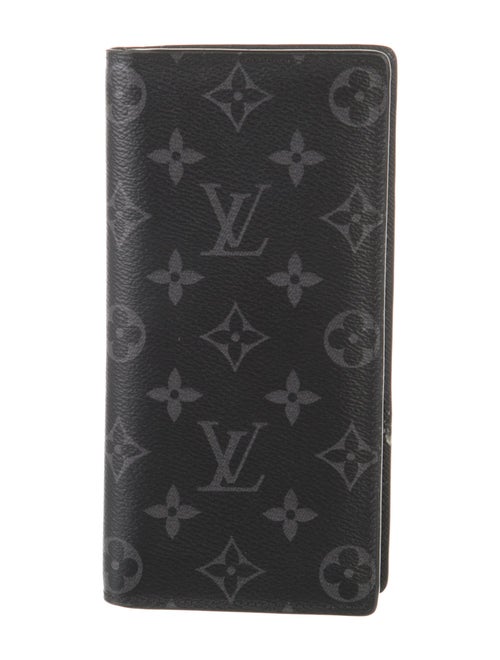Louis Vuitton Monogram Eclipse Coated Canvas Brazza Wallet