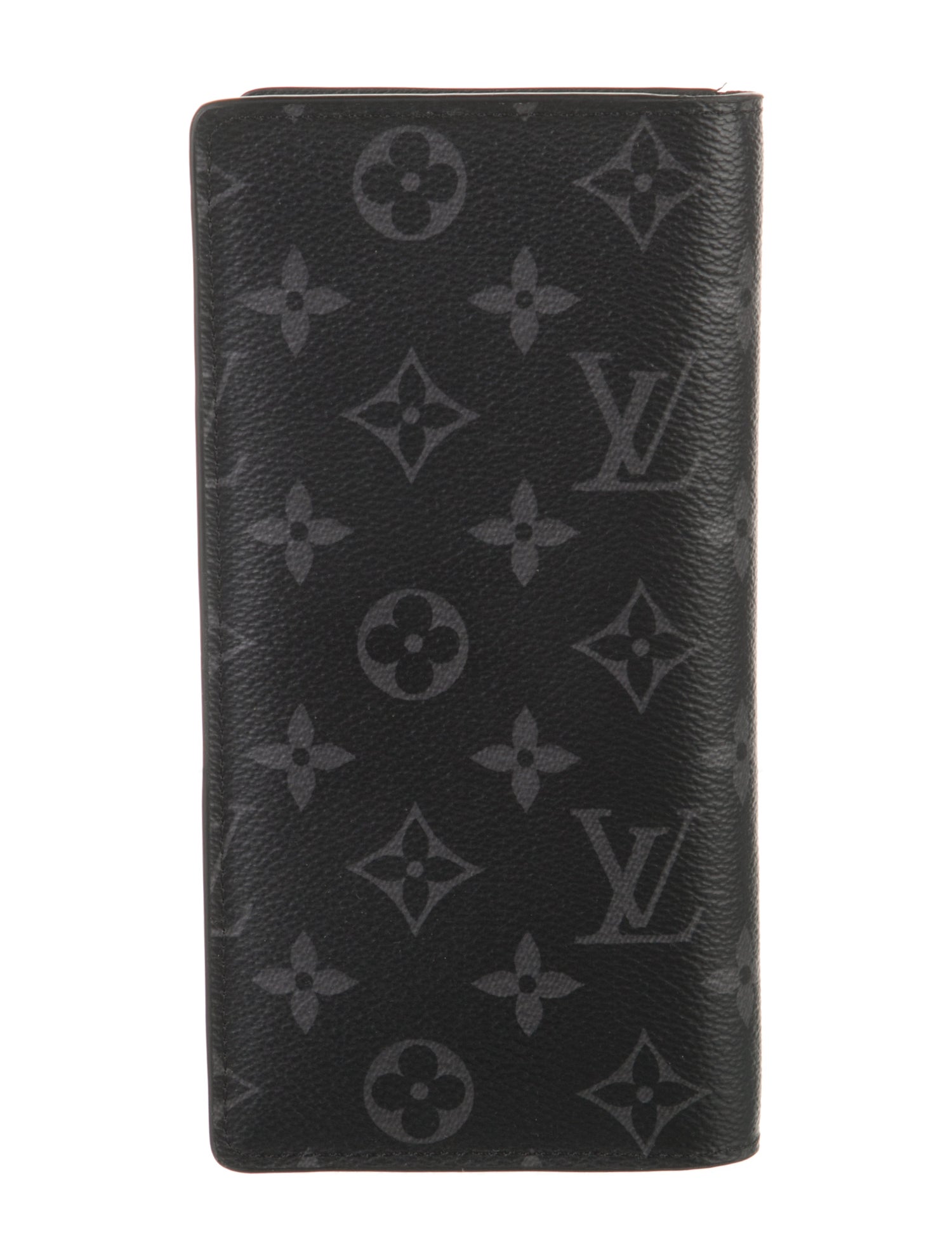 Louis Vuitton Monogram Eclipse Coated Canvas Brazza Wallet