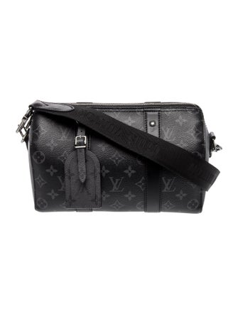 Louis Vuitton Monogram Eclipse Keepall Bandouliere