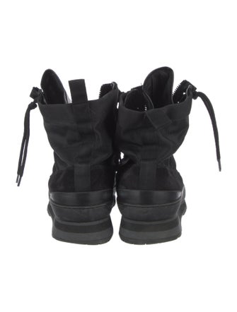 Louis Vuitton Monogram Pattern Suede Sneakers