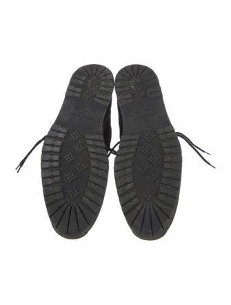 Louis Vuitton Monogram Pattern Suede Sneakers